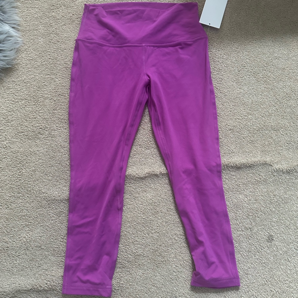 Lululemon Athletica Purple High-Waisted Leggings